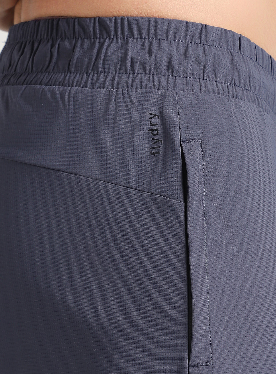 Men's Dark Grey Self Stripe Tech Training Trackpants