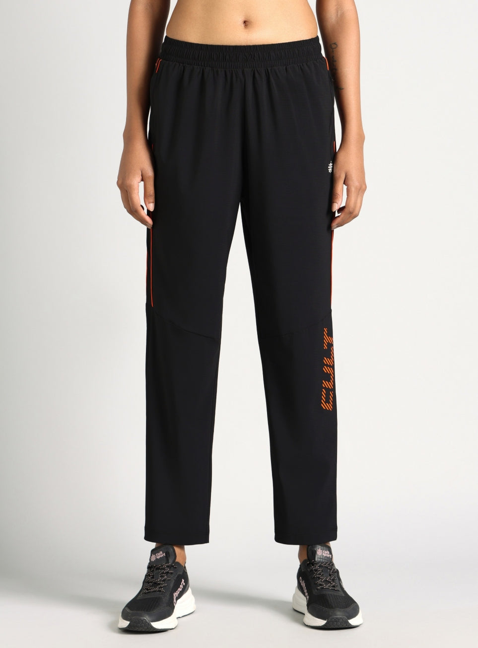 Women's Black Pop Up Active Pants