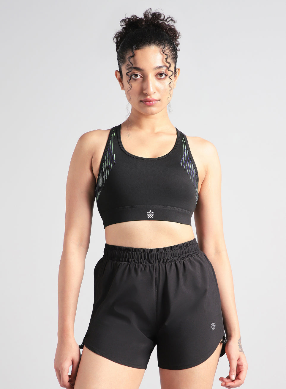 Women's Black True Strength High Support Sports Bra