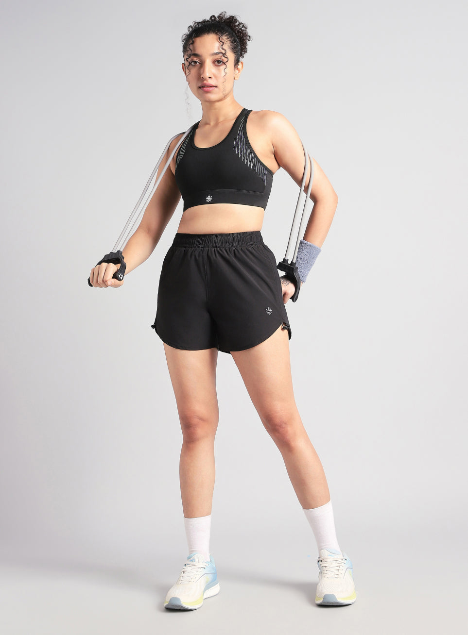 Women's Black True Strength High Support Sports Bra