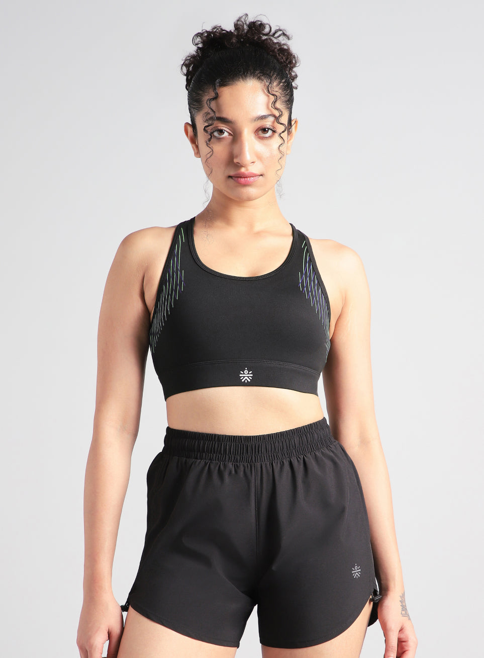 Women's Black True Strength High Support Sports Bra