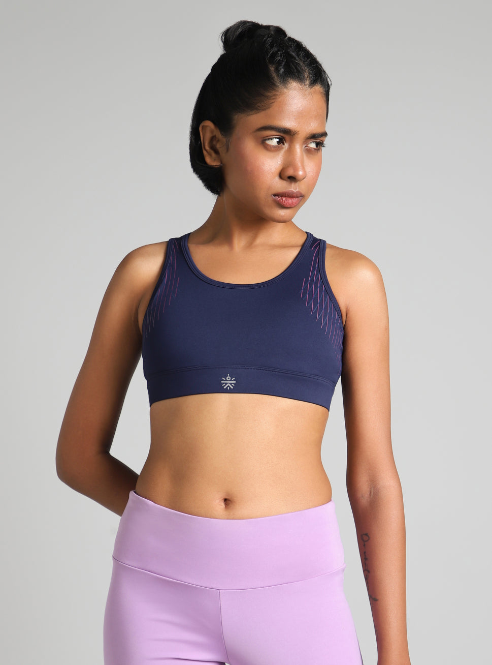Women's Navy True Strength High Support Sports Bra