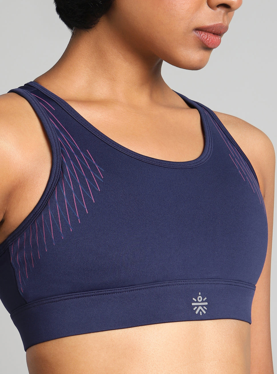 Women's Navy True Strength High Support Sports Bra
