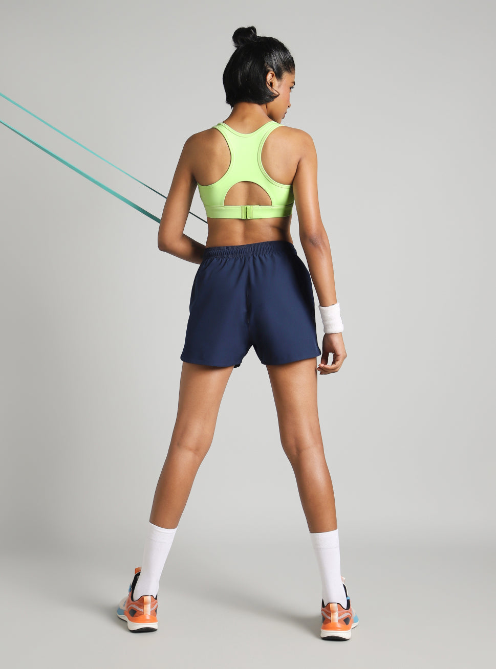 Women's Green True Strength High Support Sports Bra