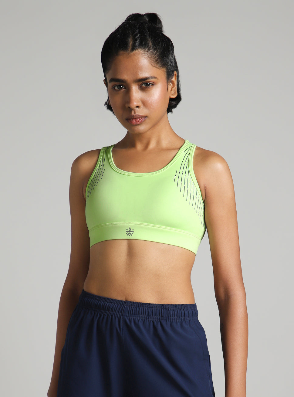 Women's Green True Strength High Support Sports Bra