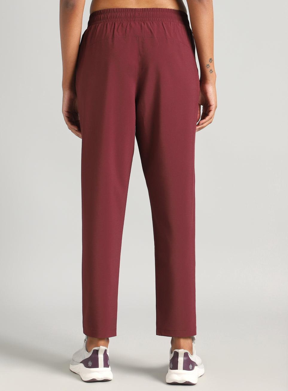 Women's Maroon True Strength Training Trackpants