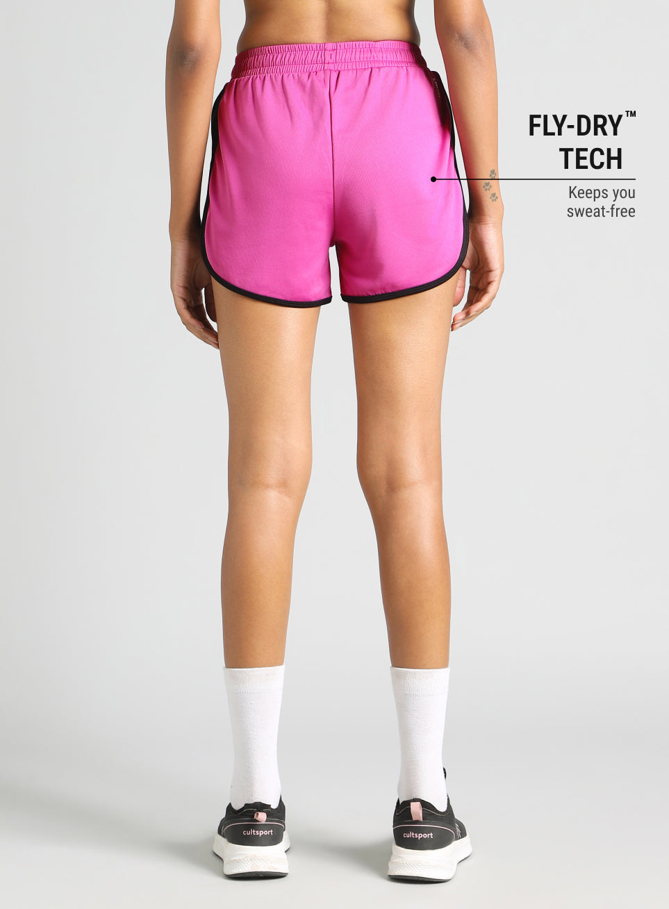 Women's Pink Power Active Shorts