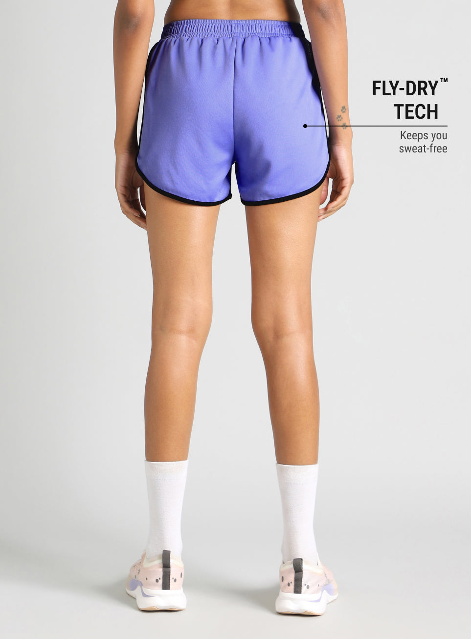 Women's Blue Power Active Shorts