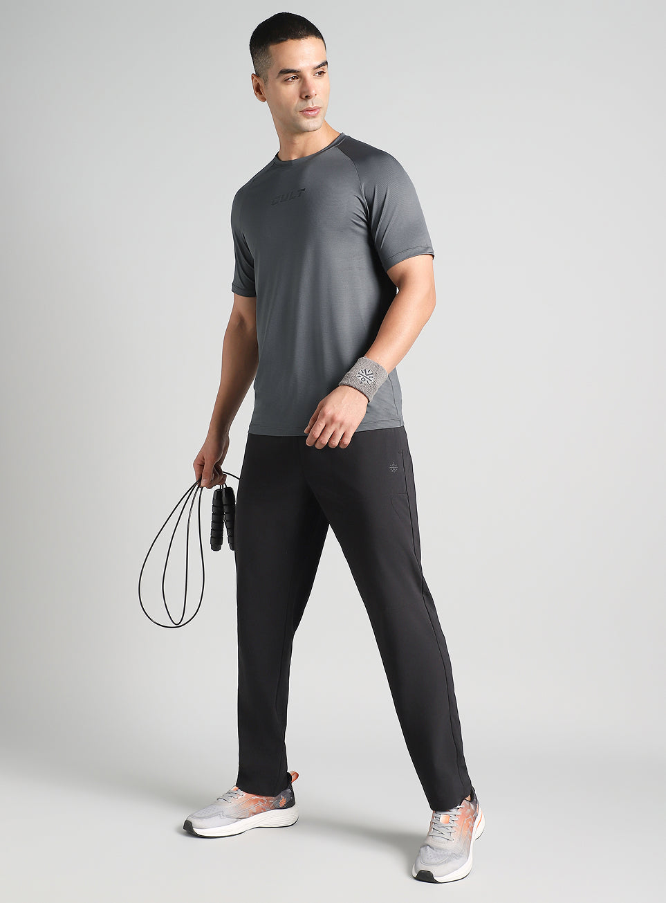 Men's Grey Ultra Man Training T-shirt