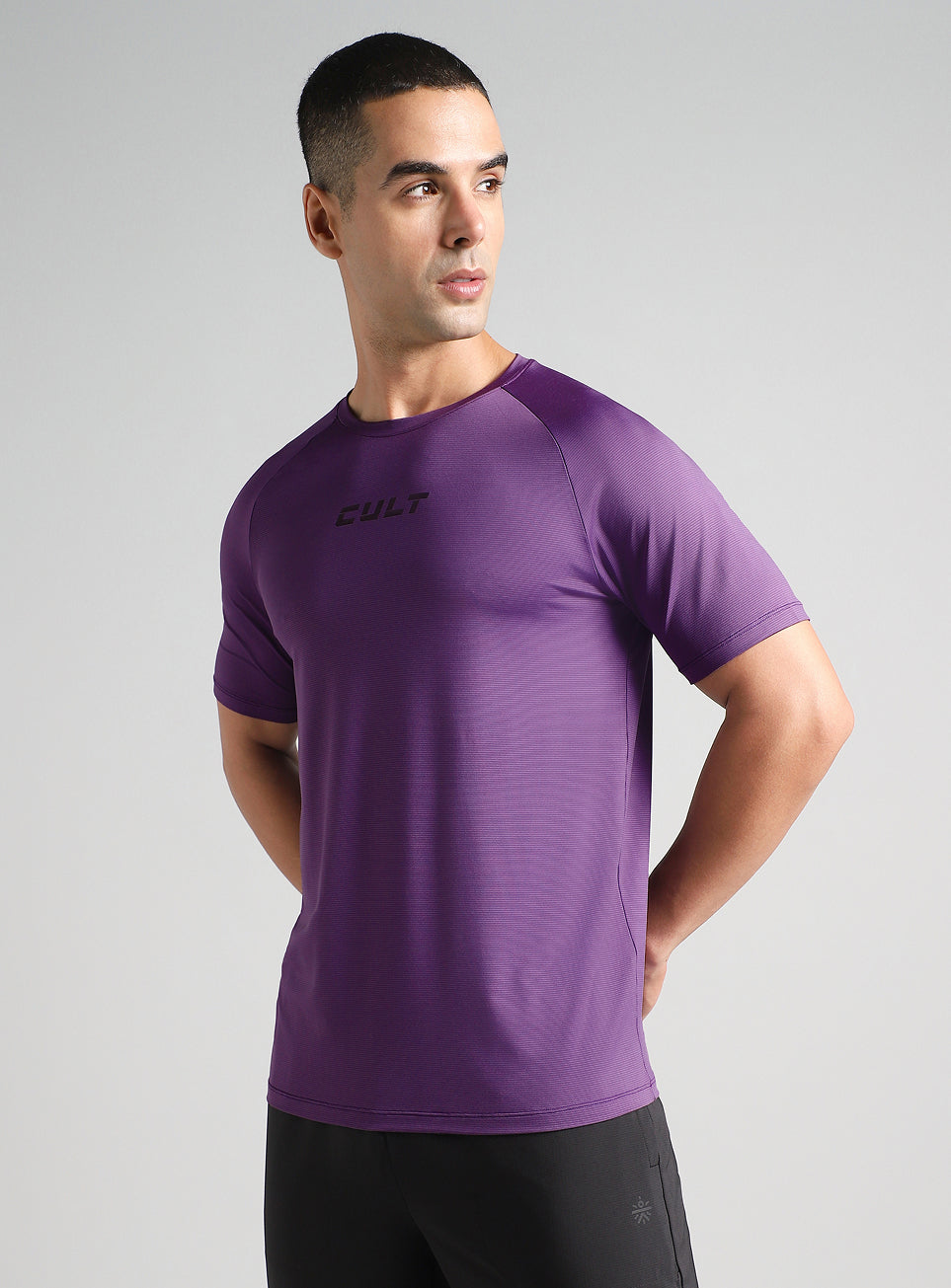 Men's Purple Ultra Man Training T-shirt