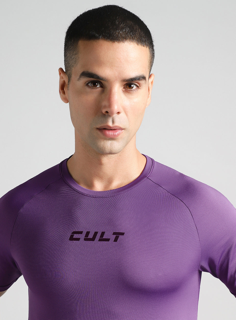 Men's Purple Ultra Man Training T-shirt