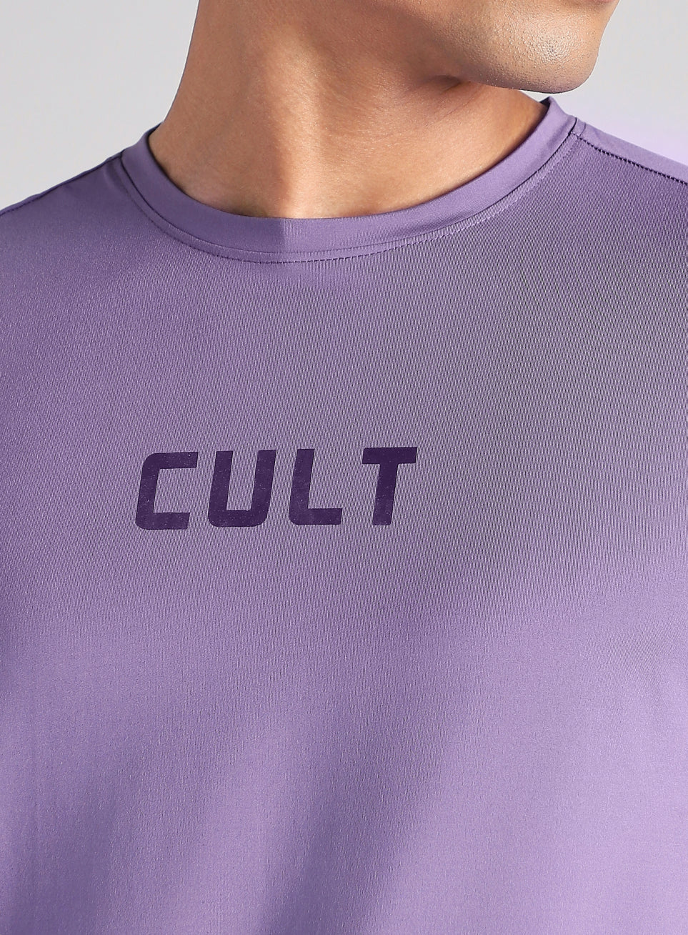 Men's Purple Contour Vent Training T-Shirt