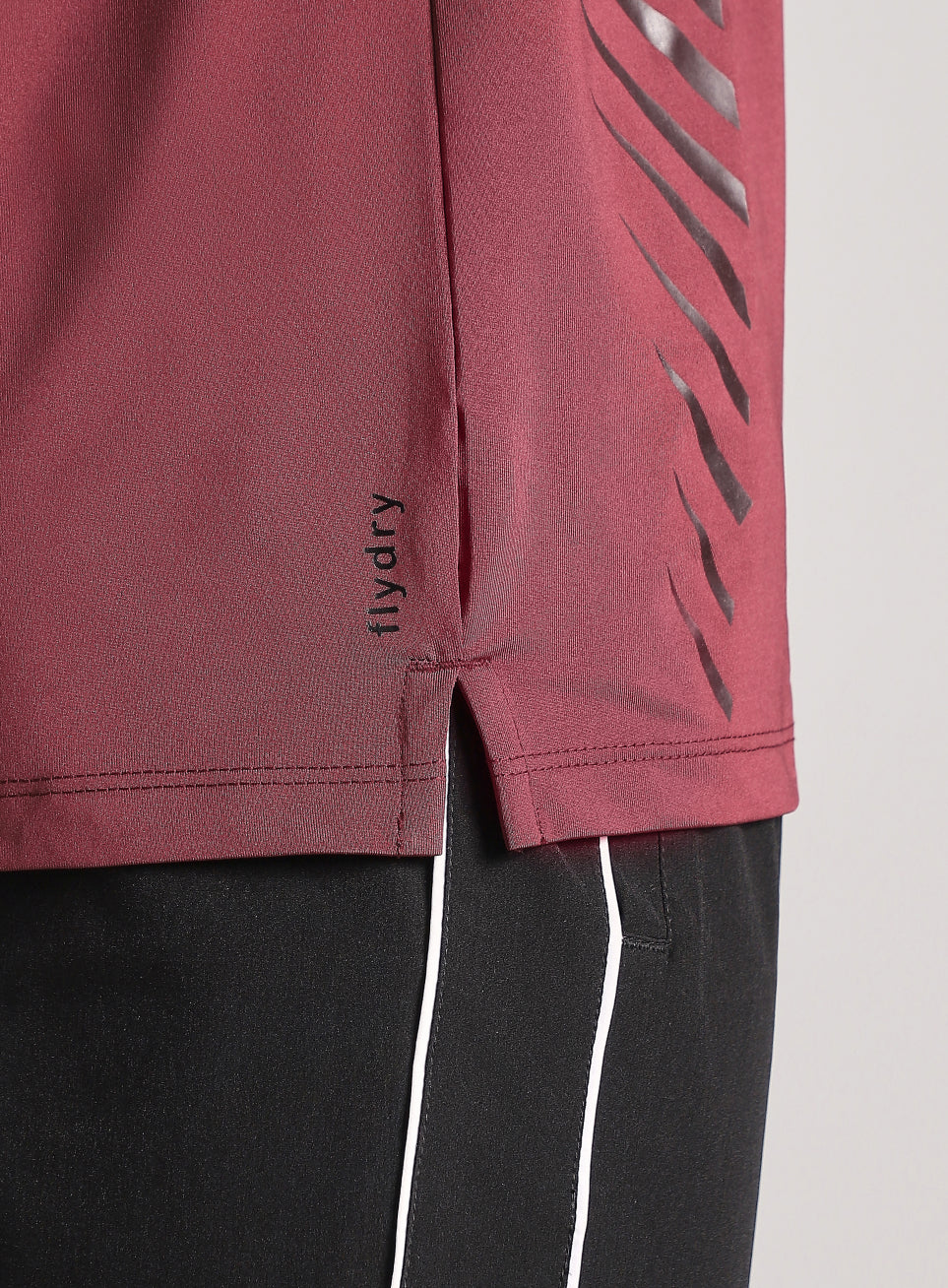 Men's Maroon Contour Vent Training T-Shirt