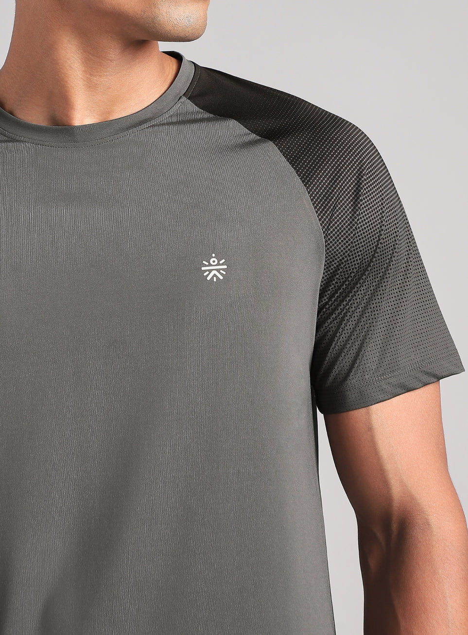 Men's Dark Grey Power Pop Training T-Shirt