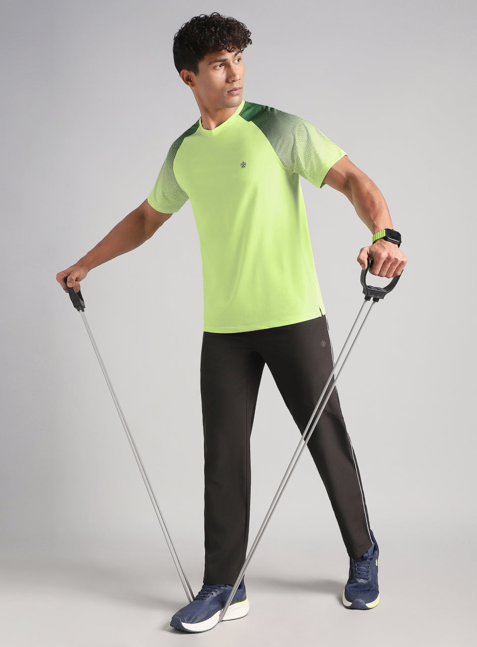 Men's Lime Power Pop Training T-Shirt