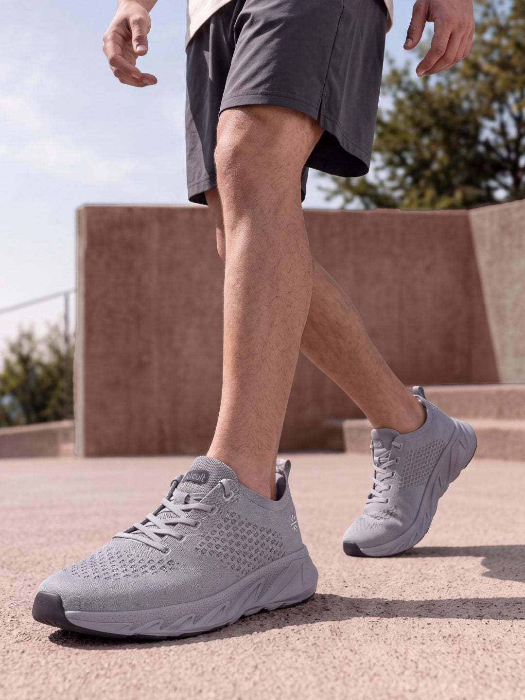 cult Men's Softcruise Walking Shoes - Grey