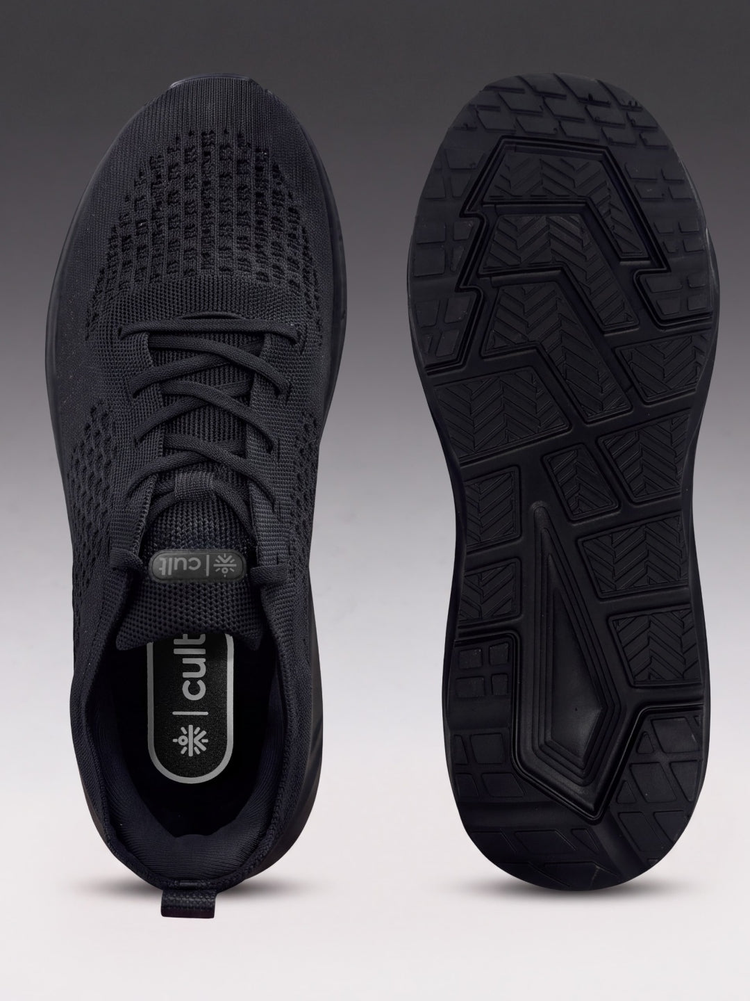 cult Men's Softcruise Walking Shoes - Black
