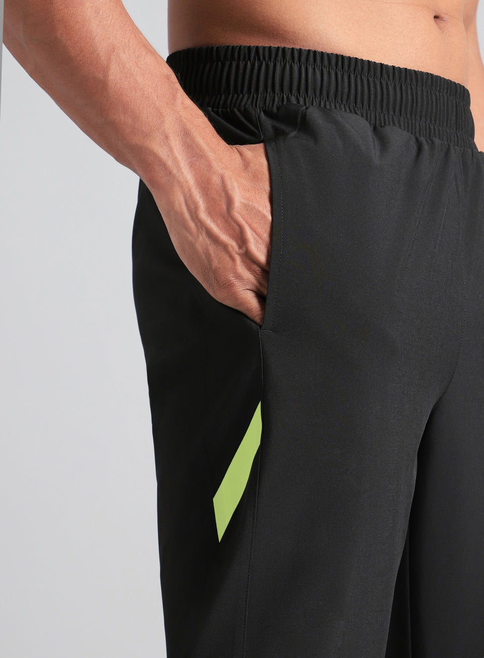 Men's Back Straight Fit Power Pop Trackpants