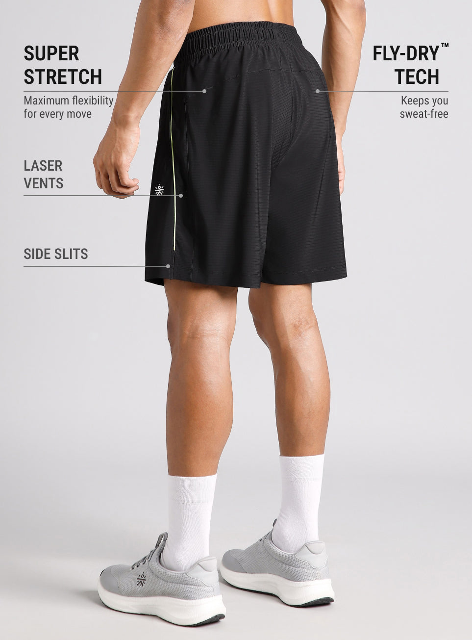 Men's Black Air Flex Training Shorts