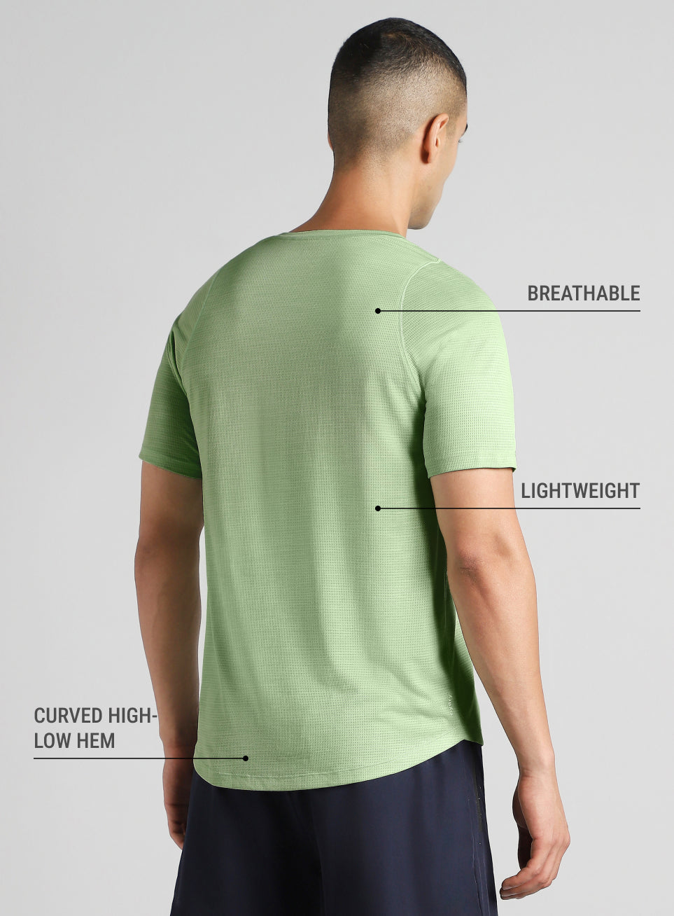 Men's Green Training Elevate Sculpt T-shirt
