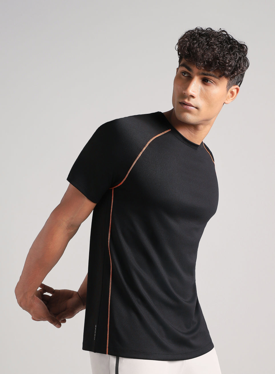 Men's Black Everyday Workout Train Tee