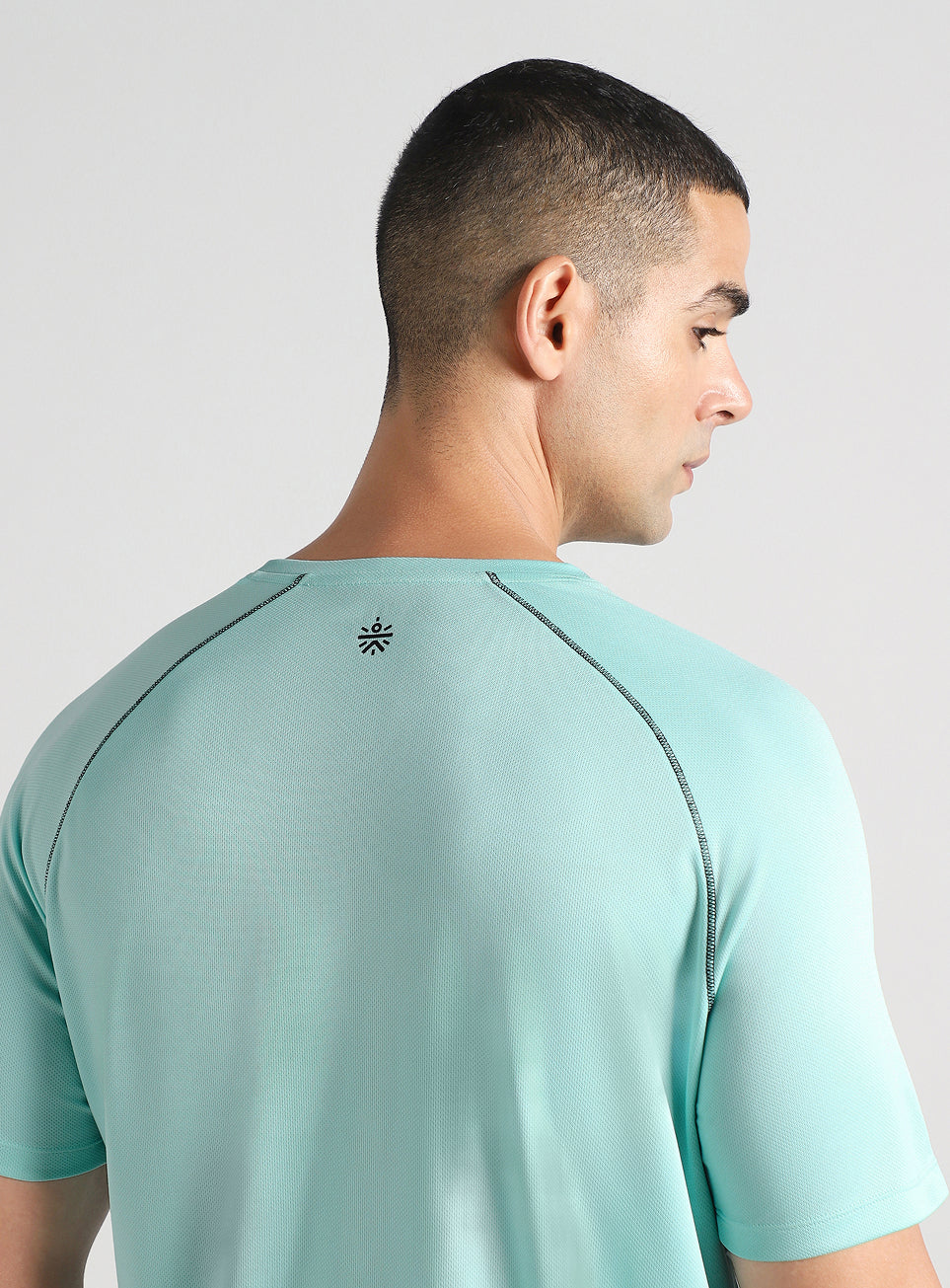 Men's Turquoise Everyday Workout Train T-shirt