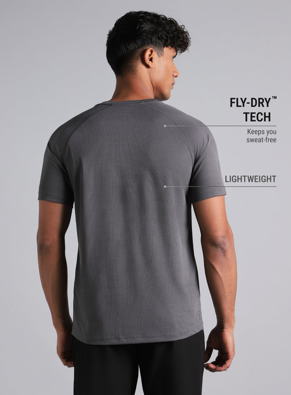Men's Dark Grey Easy Move Tee
