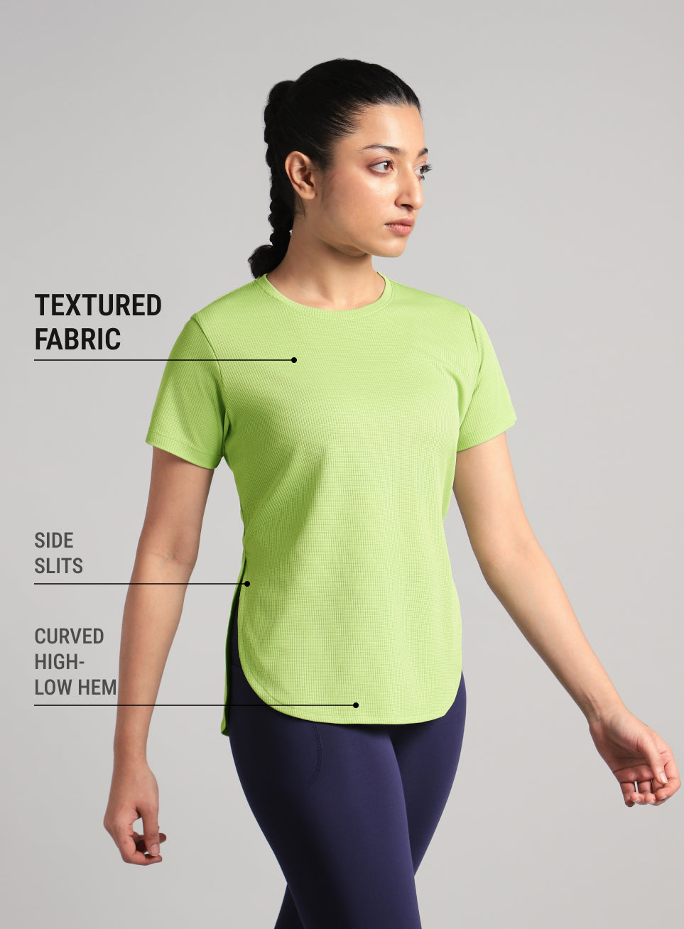 Women's Green Core Training Longline T-shirt