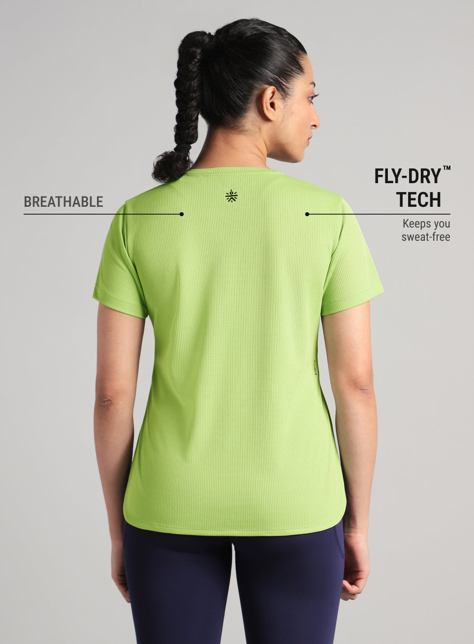 Women's Green Core Training Longline T-shirt