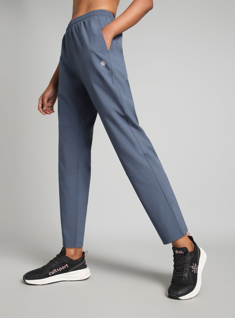 Women's Blue Training Sculpt Trackpants