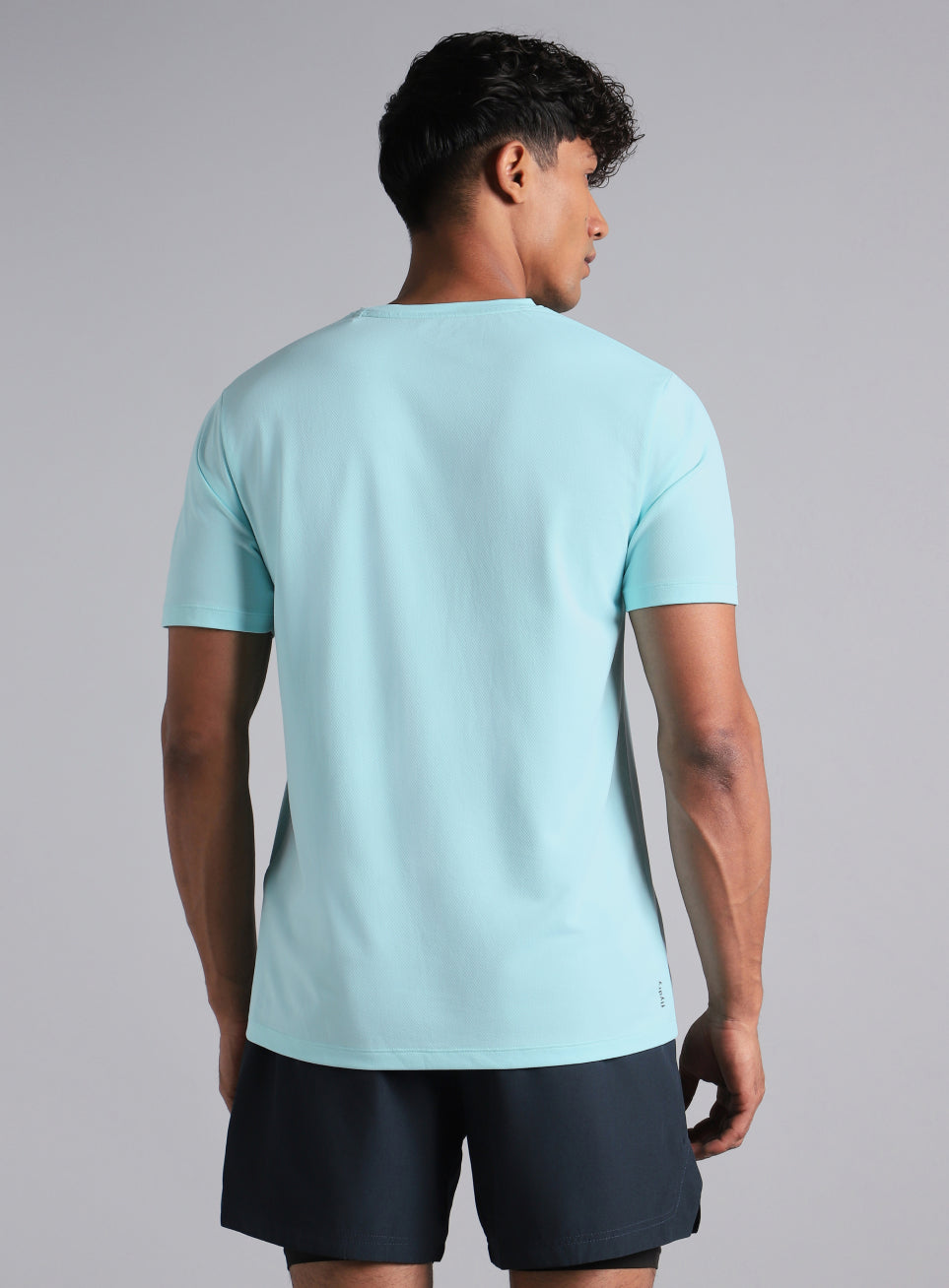 Men's Blue Cult Train Graphic T-shirt