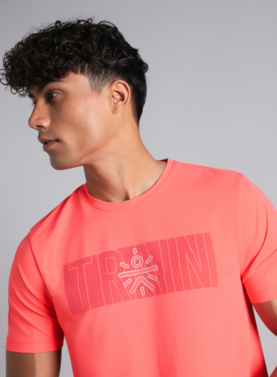 Men's Peach Cult Train Graphic T-shirt