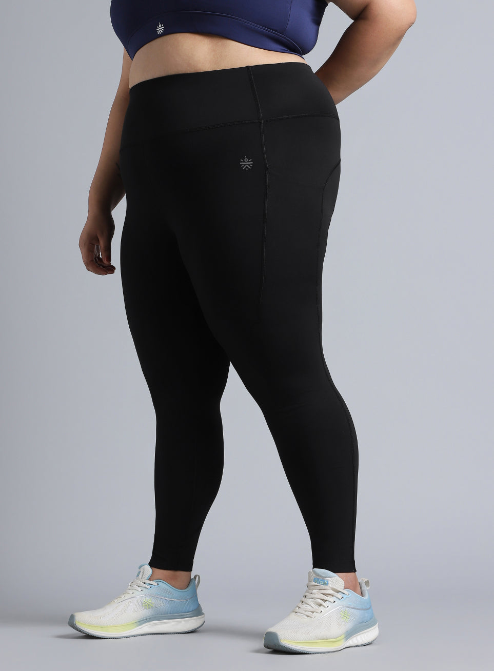 Women's Black the Run Project Comflex Plus Size Tights