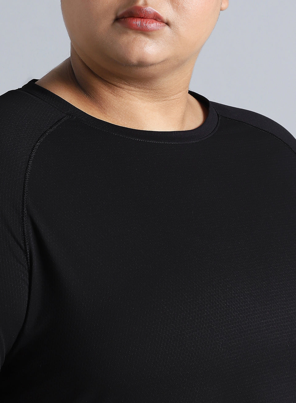 Women's Black Flow HIIT Plus Size Top