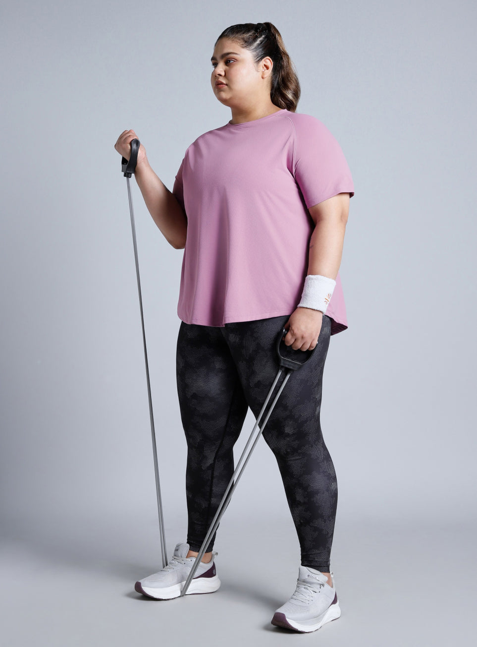 Women's Purple Flow HIIT Plus Size Top
