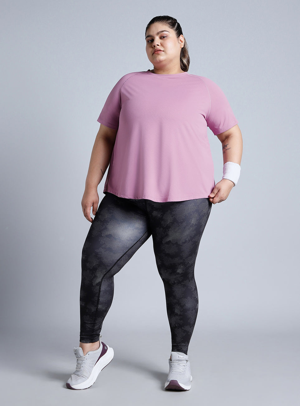 Women's Purple Flow HIIT Plus Size Top