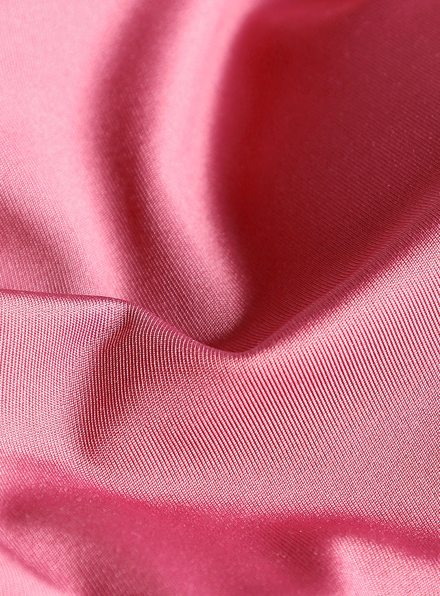 Women's Pink Flow Overlap Strap High Support Bra
