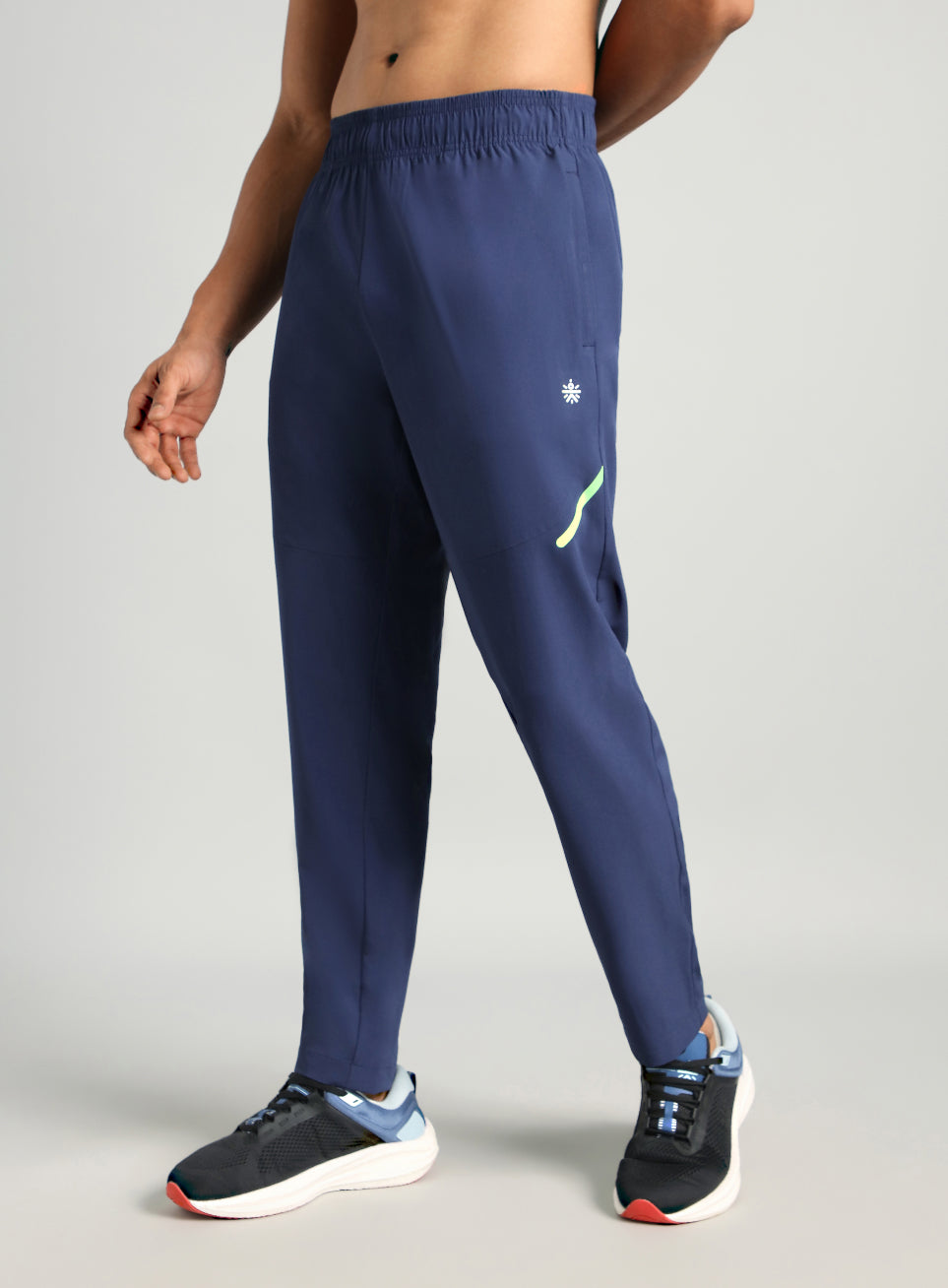 Men's Navy Power Pop Training Trackpants