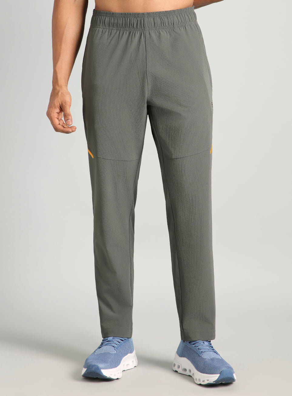 Men's Dark Grey Power Pop Training Trackpants