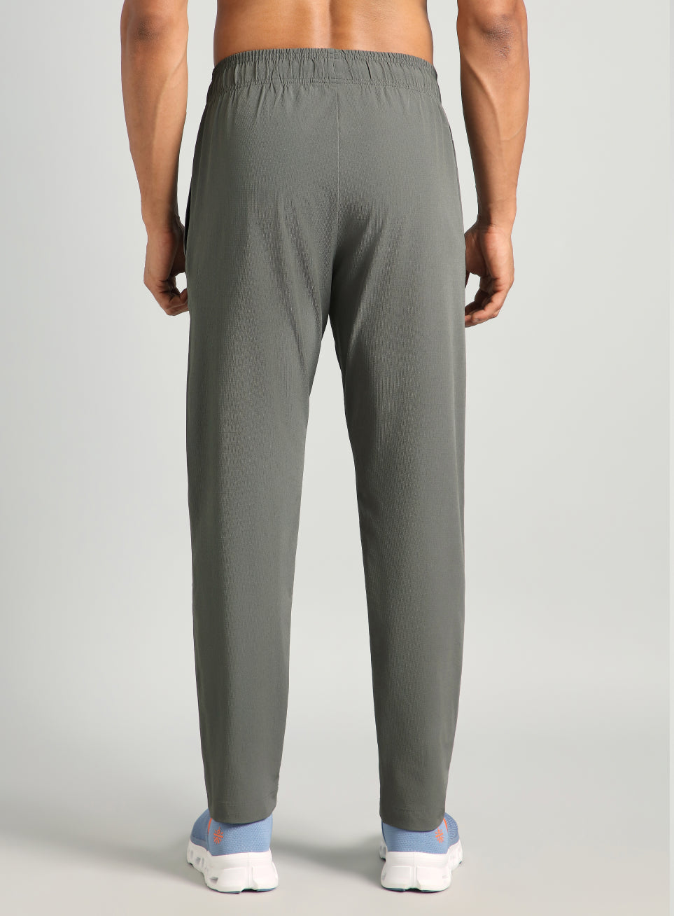 Men's Dark Grey Power Pop Training Trackpants