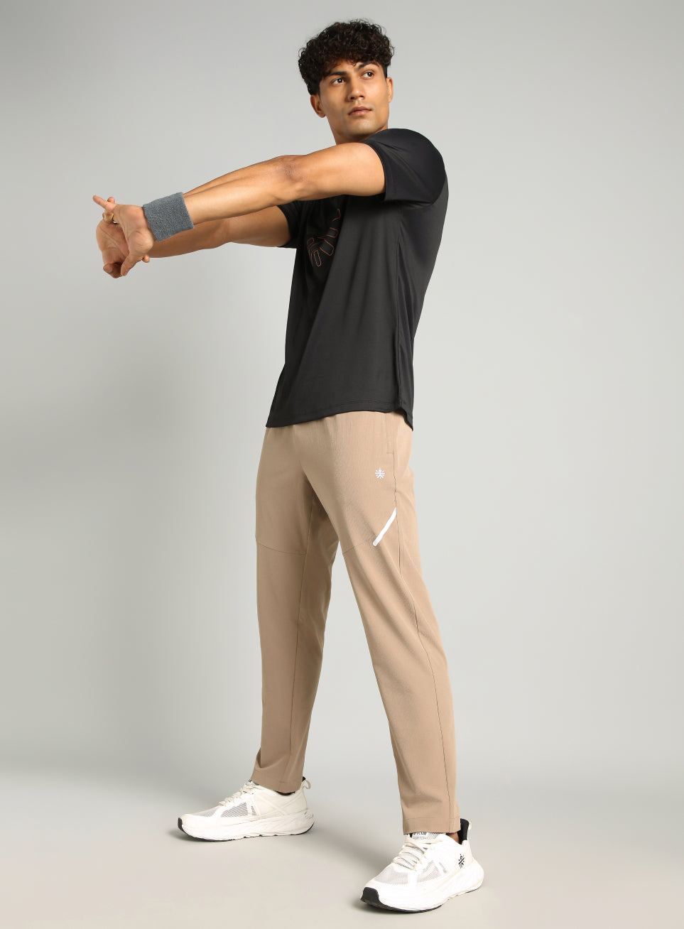 Men's Khaki Training Hype Up Training Trackpants
