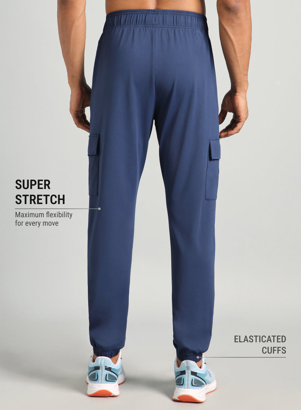 Men's Navy Cargo Training Joggers