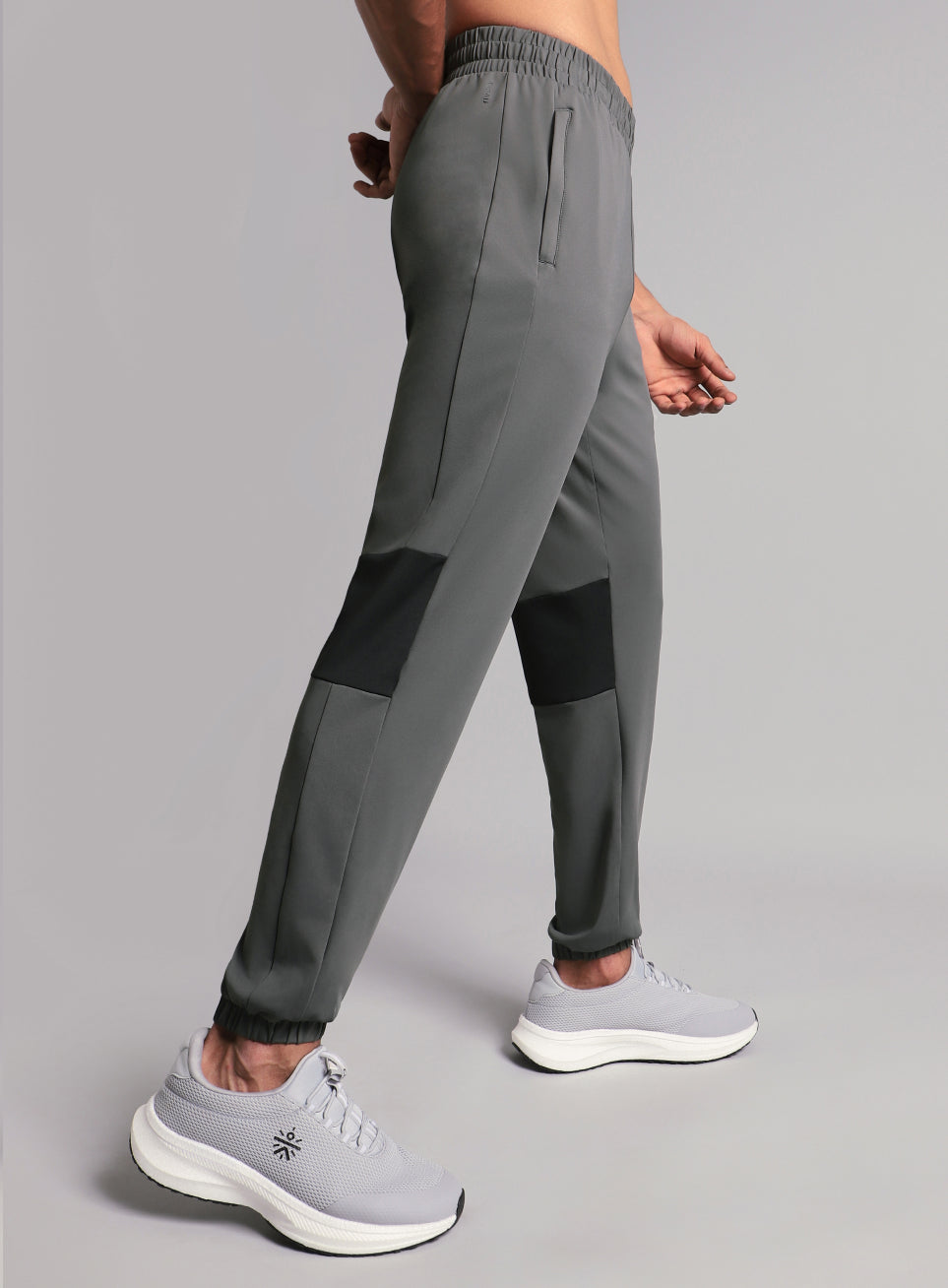Men's Dark Grey Power Pop Active Joggers