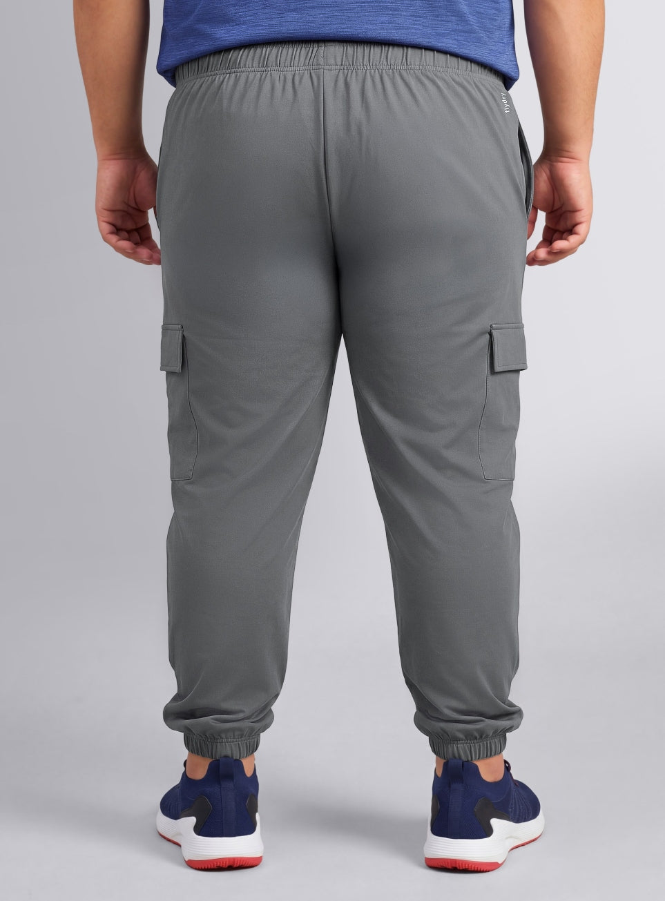 Men's Grey Modular Training Plus size Joggers