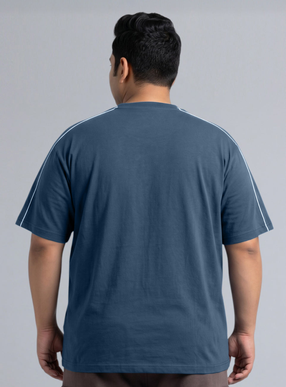 Men's Blue Cult Brand Carrier Plus Size Oversized Fit T-shirt
