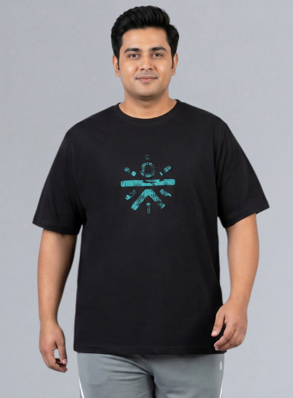 Men's Black Cult Brand Carrier Plus Size T-shirt
