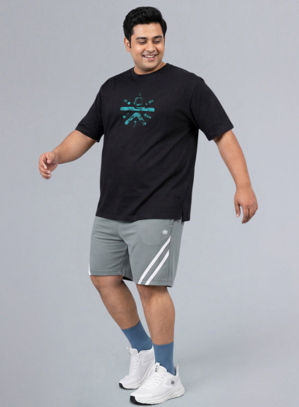 Men's Black Cult Brand Carrier Plus Size T-shirt