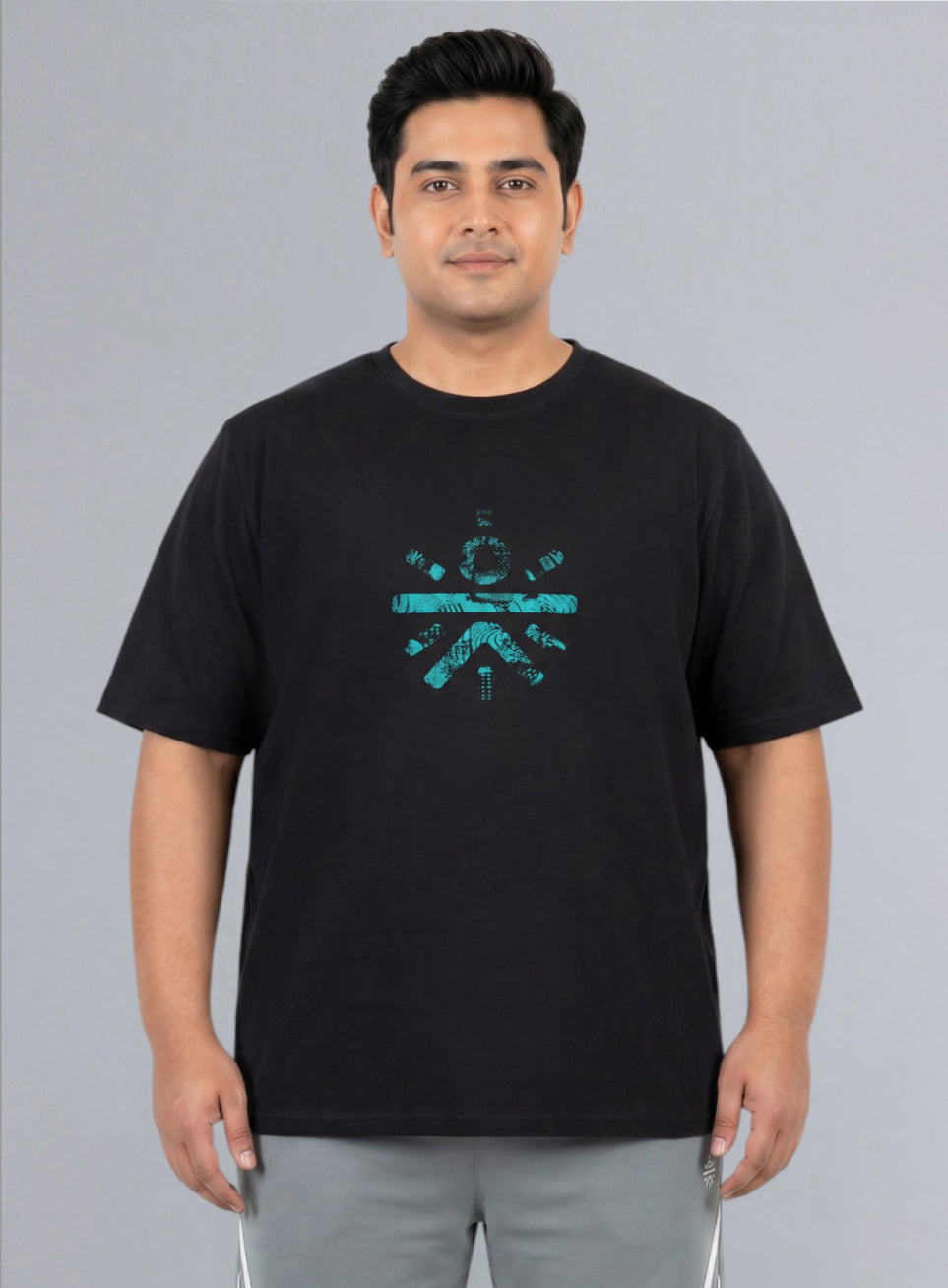 Men's Black Cult Brand Carrier Plus Size T-shirt