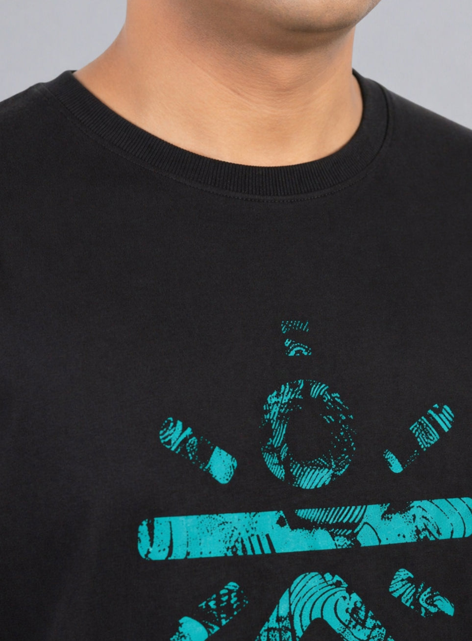 Men's Black Cult Brand Carrier Plus Size T-shirt