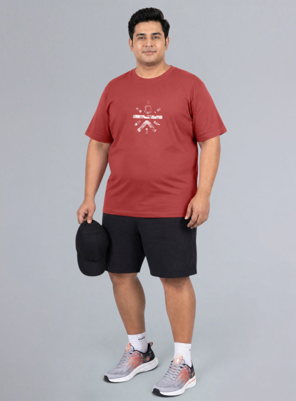 Men's Rust Cult Brand Carrier Plus Size T-shirt